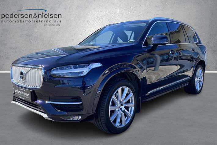 Blå Volvo XC90 fra 2019