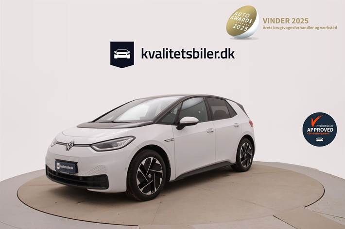 Hvid VW ID.3 fra 2022