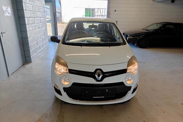 Gul Renault Twingo fra 2013