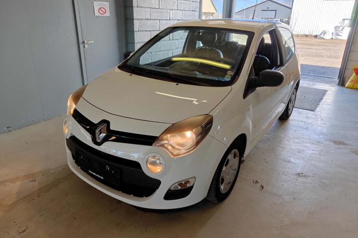 Gul Renault Twingo fra 2013