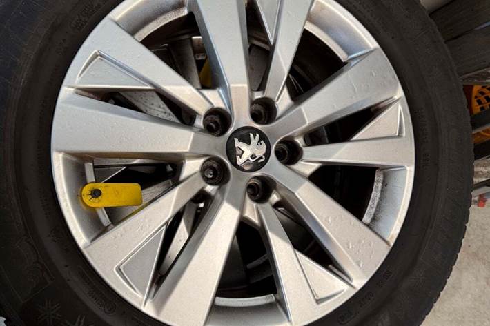 Grøn Peugeot 5008 fra 2019