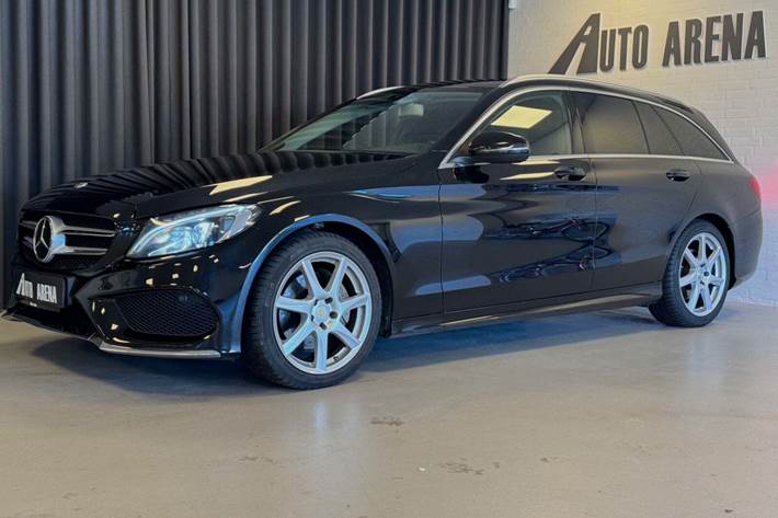 Sort Mercedes C220 d fra 2017
