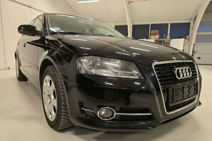 Sort Audi A3 fra 2011