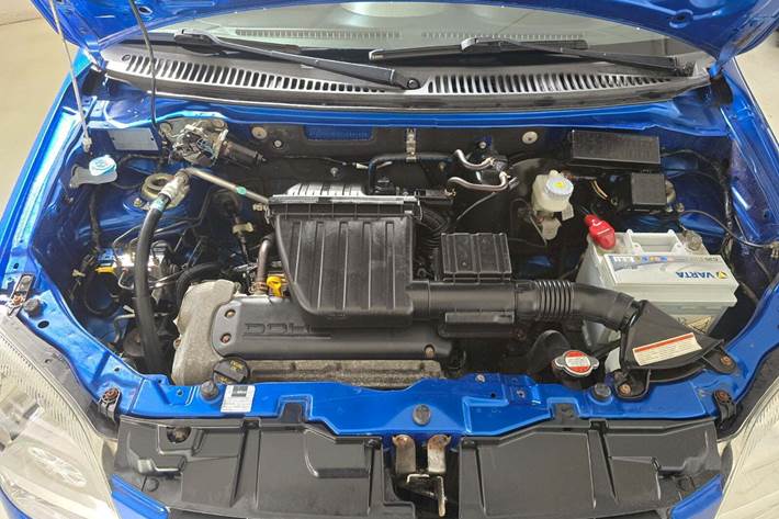 Blå Suzuki Ignis fra 2007