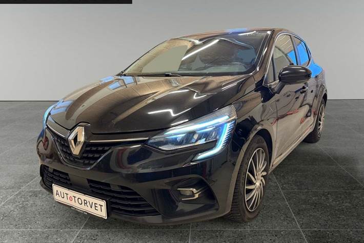 Sort Renault Clio V fra 2019 set udefra