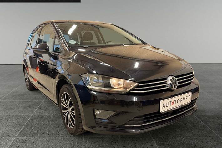 Sort VW Golf Sportsvan fra 2017