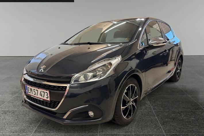 Sort Peugeot 208 fra 2016