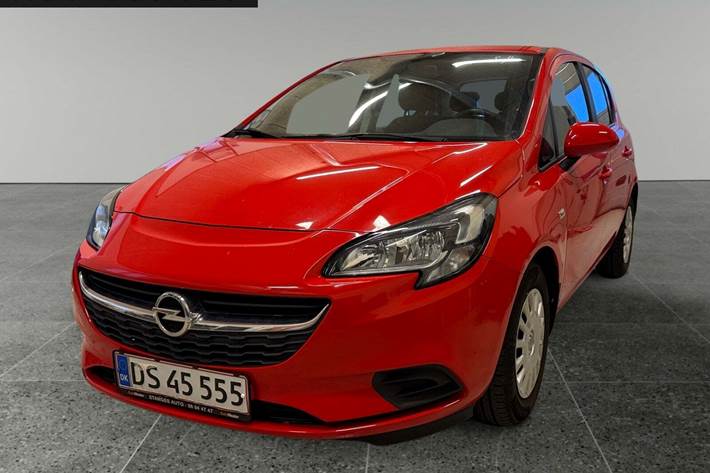 Rød Opel Corsa fra 2019
