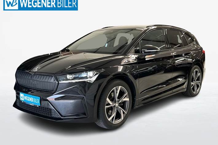 Sort Skoda Enyaq fra 2024