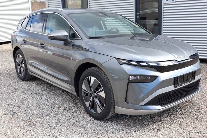 Grå Skoda Enyaq fra 2026