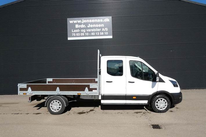 Hvid Ford Transit 350 L3 Chassis fra 2025