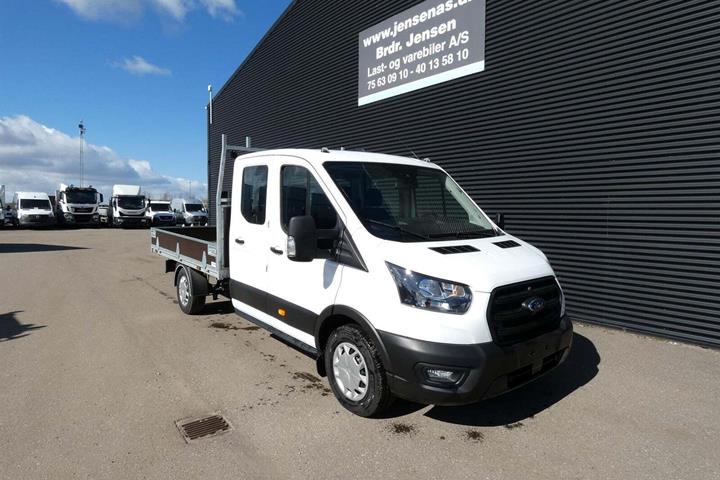 Hvid Ford Transit 350 L3 Chassis fra 2025