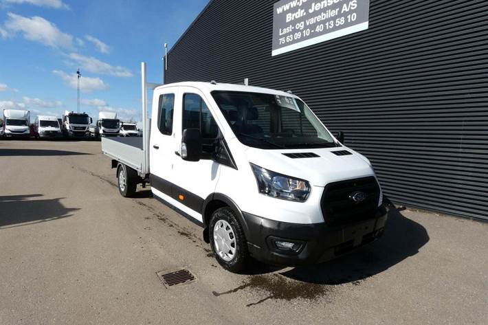 Hvid Ford Transit 350 L3 Chassis fra 2025