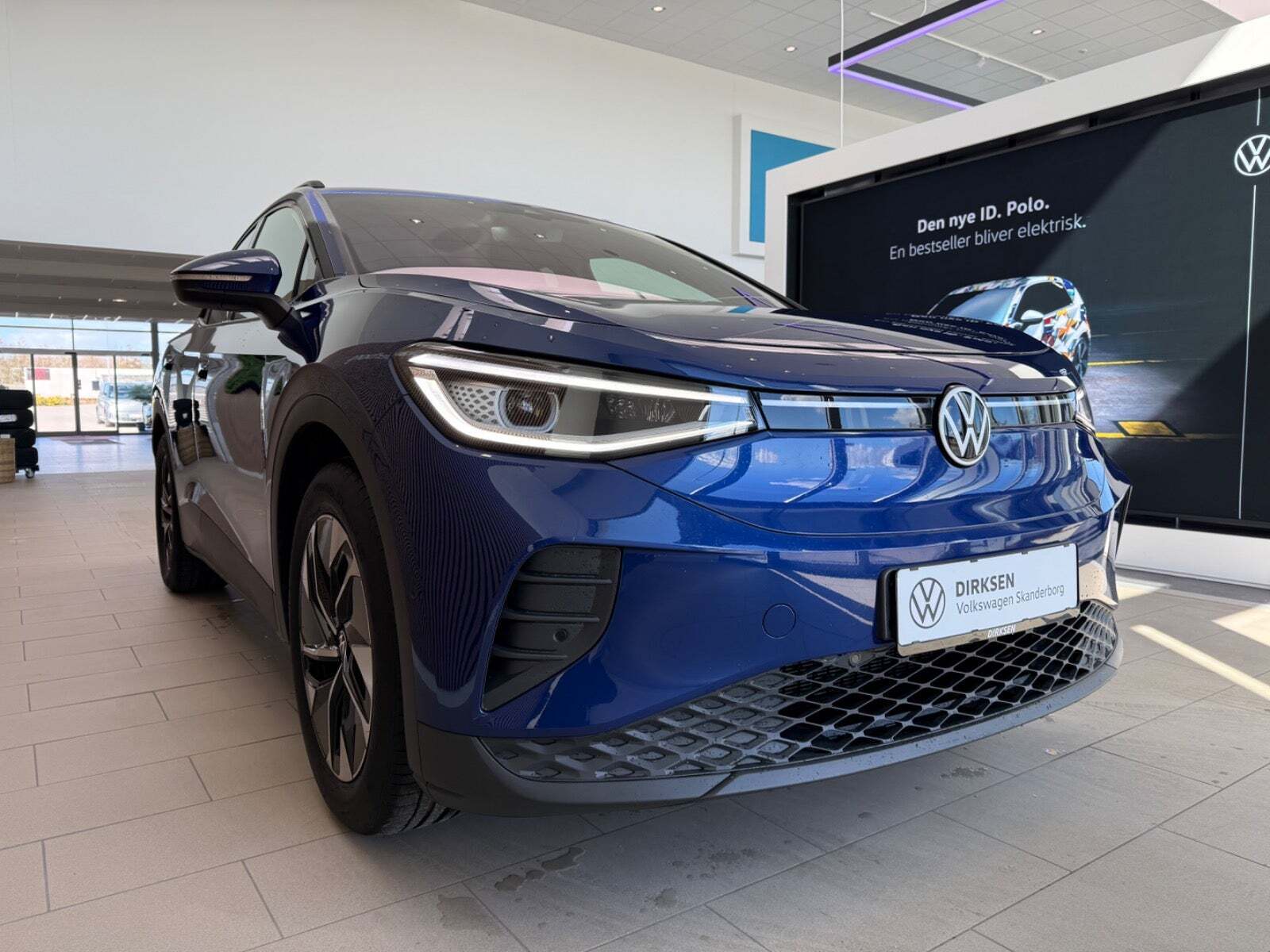 Blå VW ID.4 fra 2025