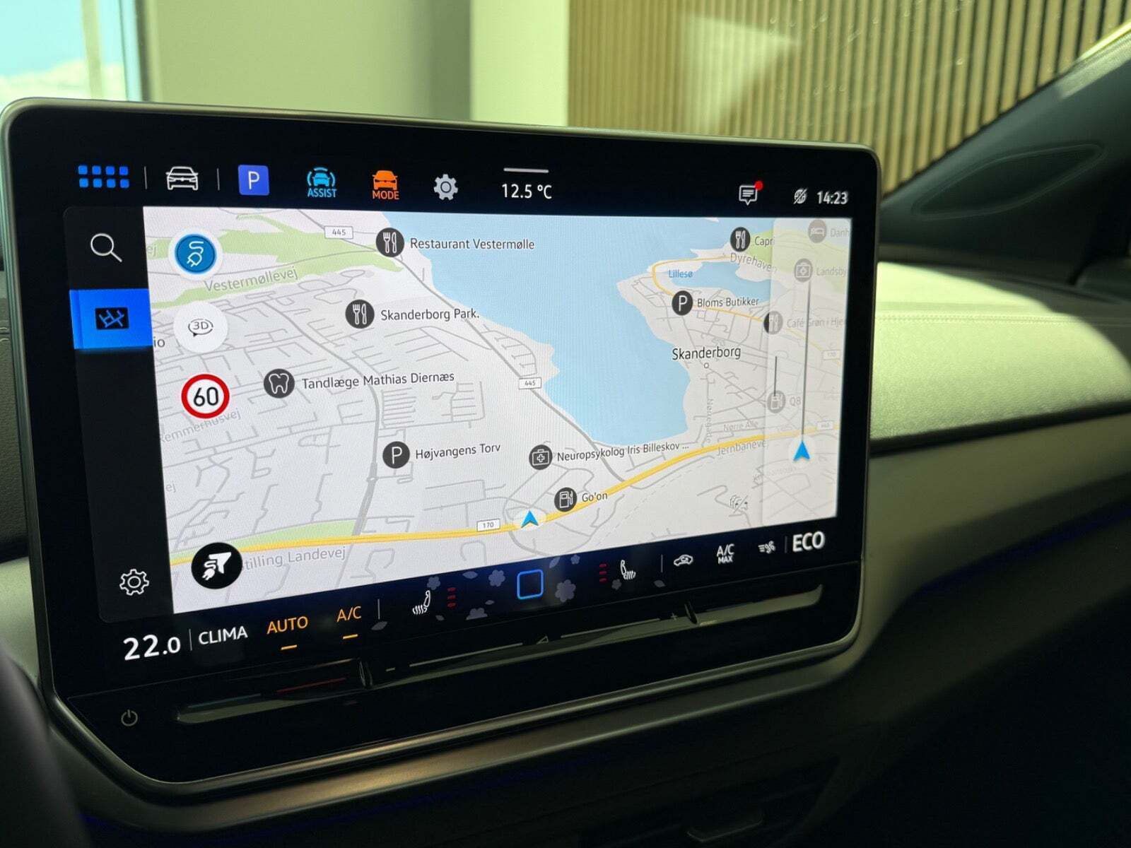 Blå VW ID.4 fra 2025