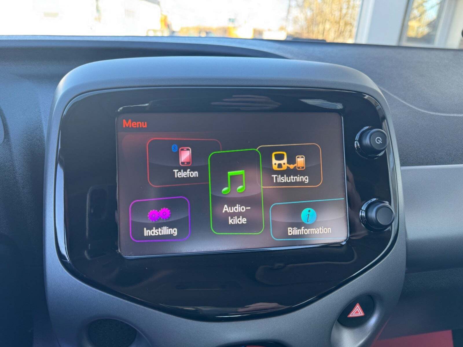 Sort Toyota Aygo fra 2018