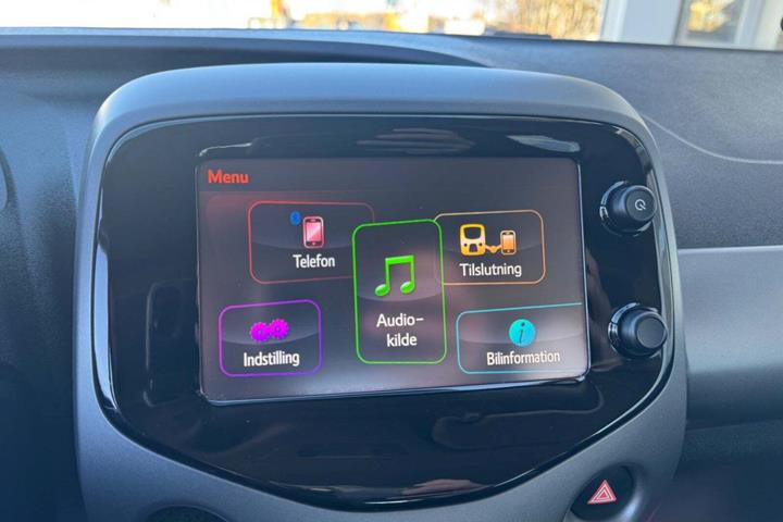 Sort Toyota Aygo fra 2018