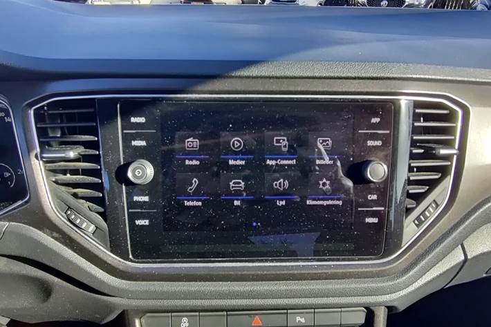 Grå VW T-Roc fra 2018