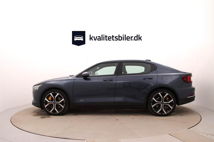 Blå Polestar 2 fra 2020