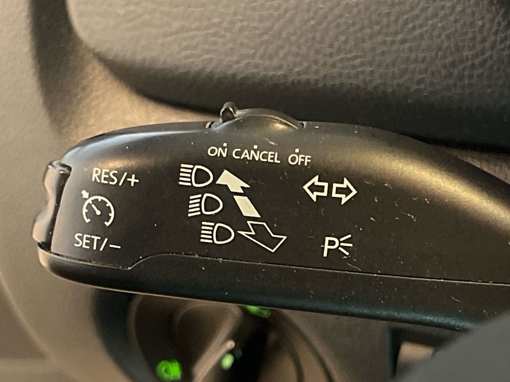 Blå Skoda Fabia fra 2013