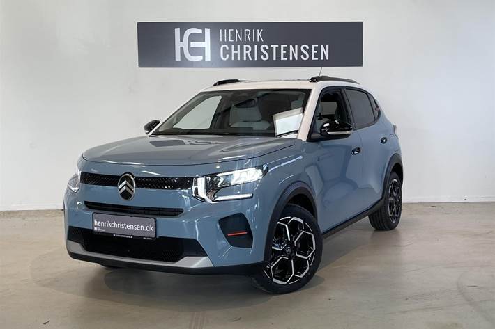 Blå Citroën ë-C3 fra 2026
