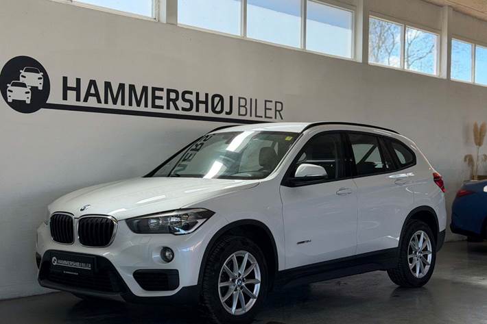 Hvid BMW X1 fra 2018