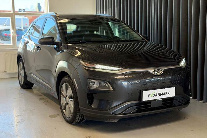 Grå Hyundai Kona fra 2021