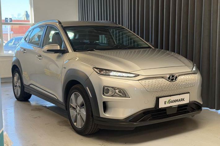 Sølv Hyundai Kona fra 2021