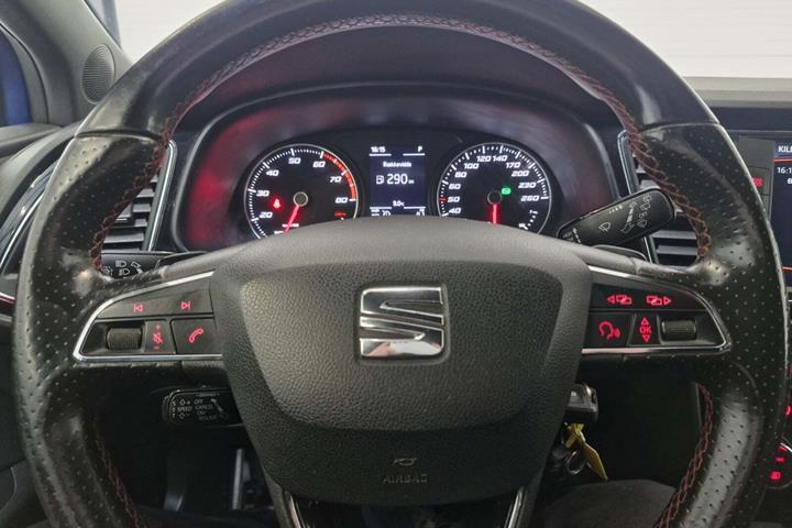Blå Seat Leon fra 2018