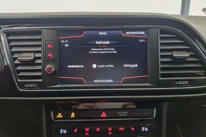 Blå Seat Leon fra 2018