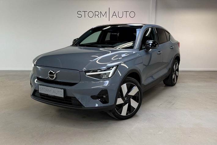 Grå Volvo C40 fra 2023