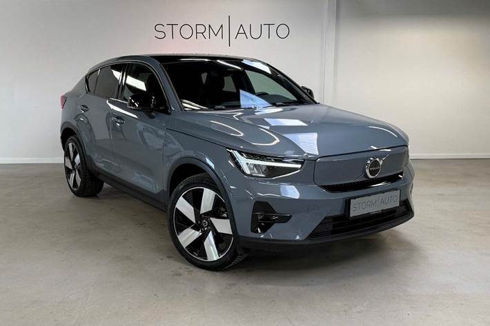 Grå Volvo C40 fra 2023