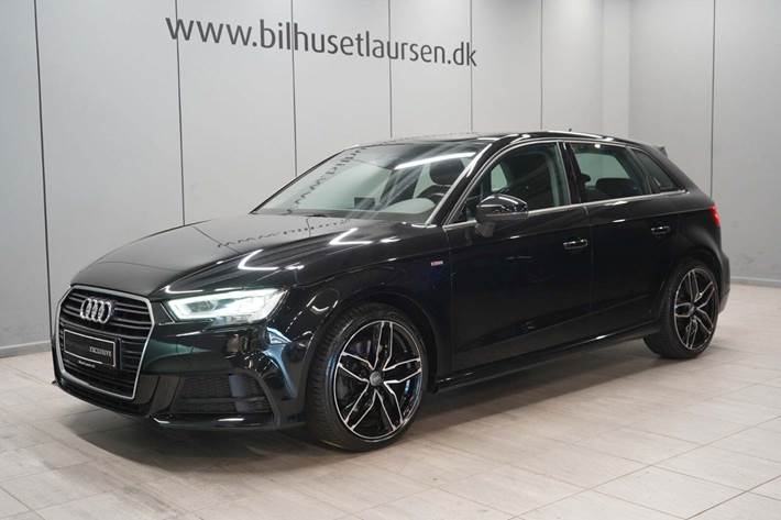Sort Audi A3 fra 2020