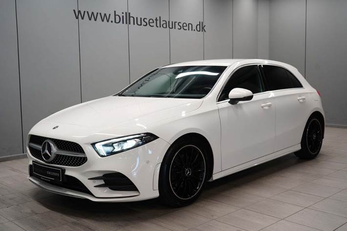 Hvid Mercedes A200 fra 2018