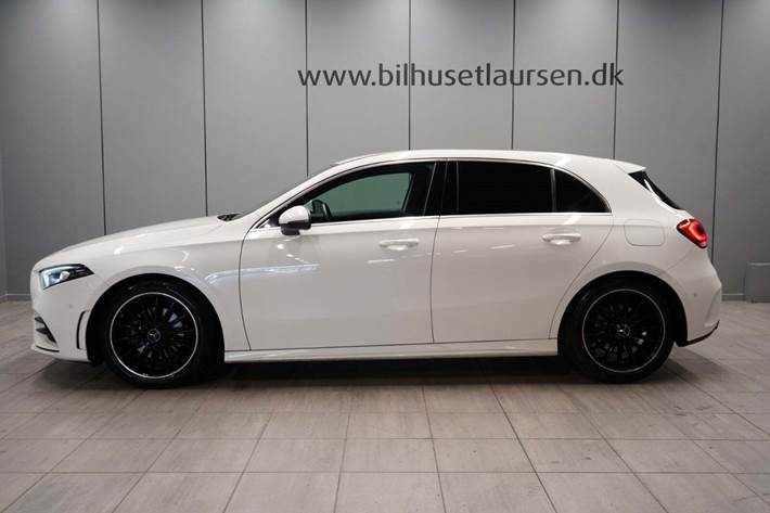 Hvid Mercedes A200 fra 2018