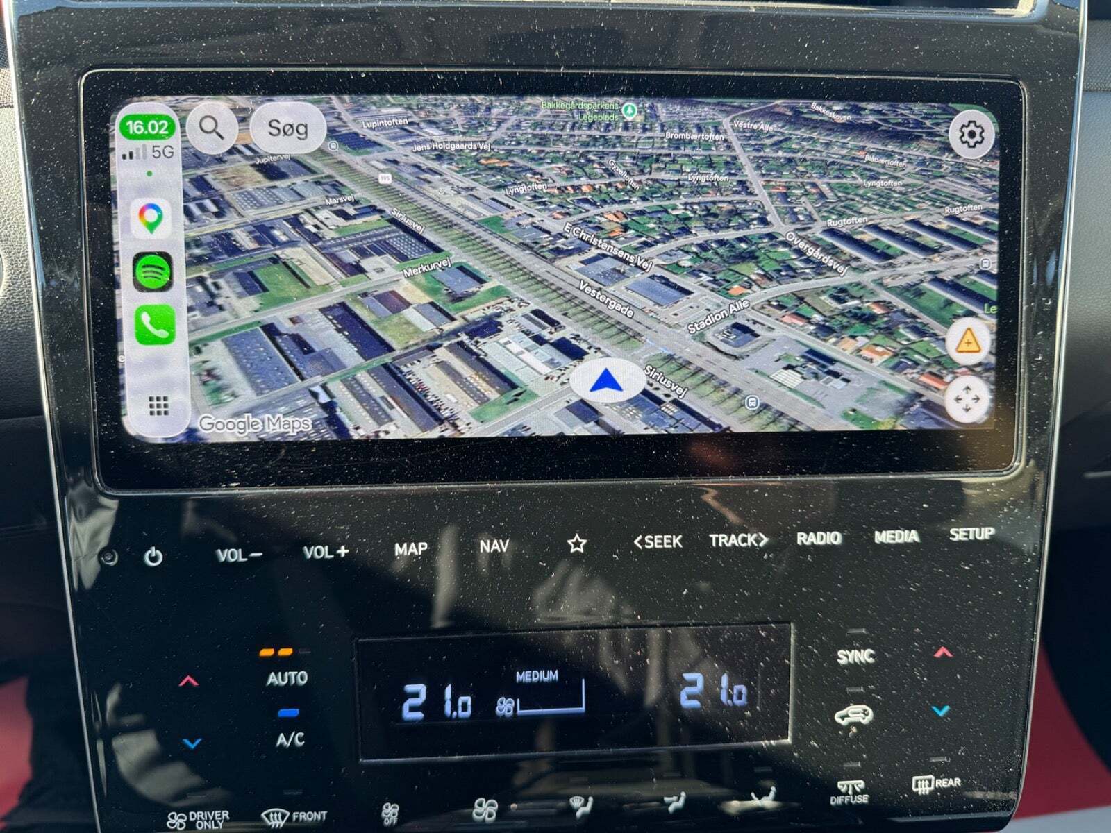 Hvid Hyundai Tucson fra 2022