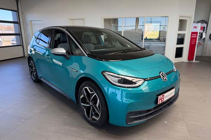 Blå VW ID.3 fra 2021