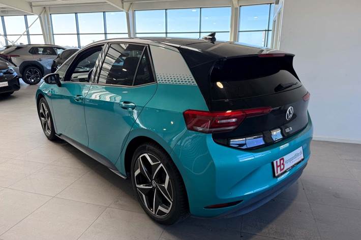Blå VW ID.3 fra 2021