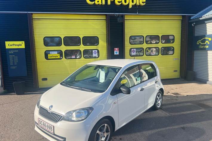 Hvid Skoda Citigo fra 2016