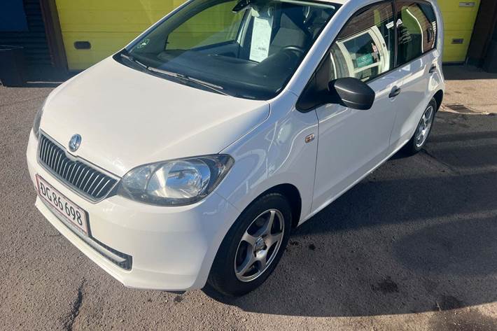 Hvid Skoda Citigo fra 2016