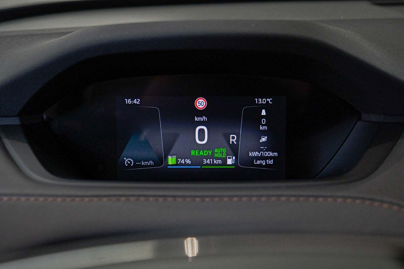 Sort Skoda Enyaq fra 2022