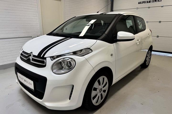 Hvid Citroën C1 fra 2016 set udefra