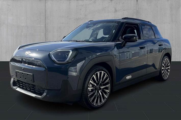 Blå Mini Aceman E fra 2025 set udefra