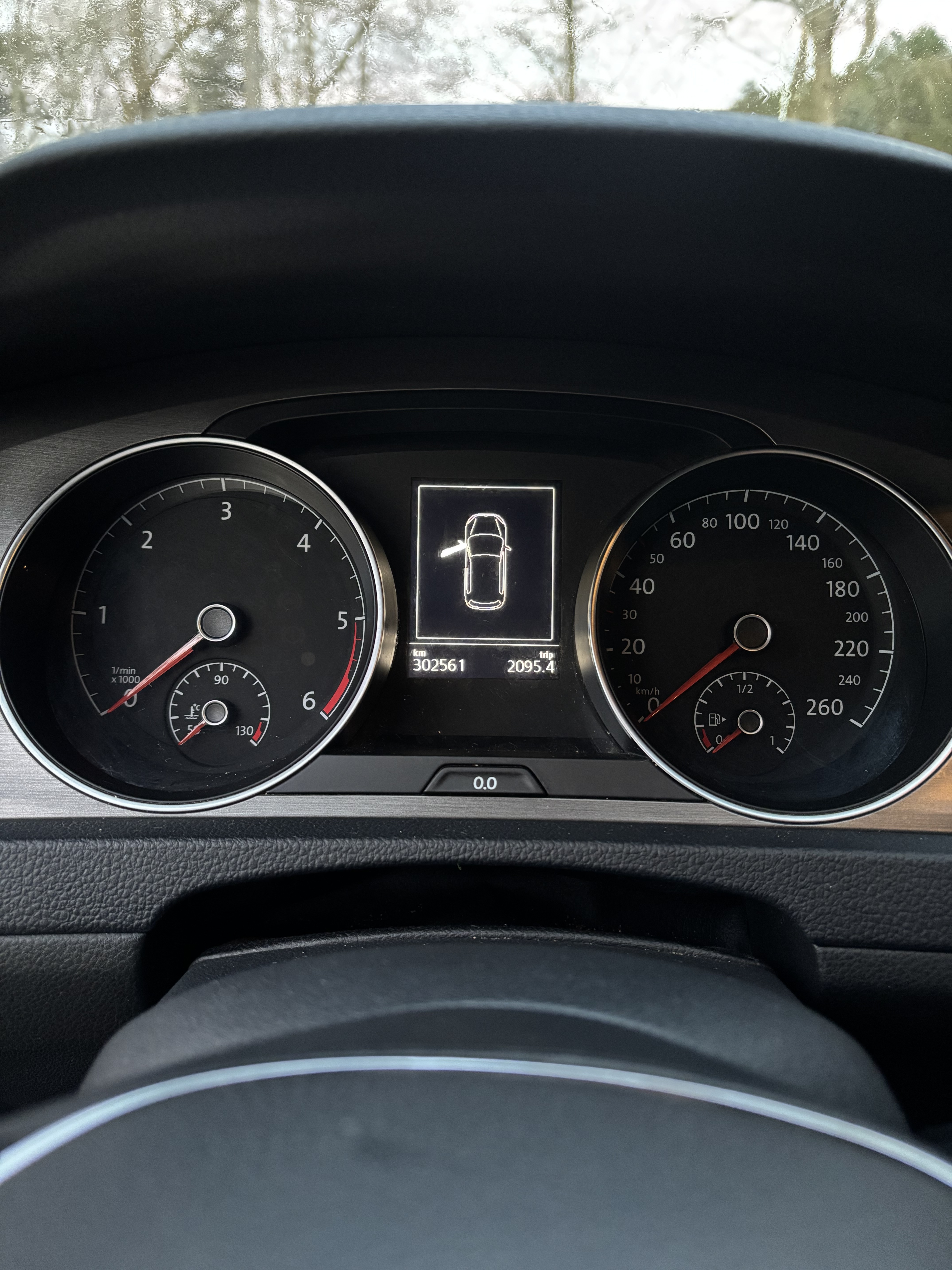 Sort VW Golf VII fra 2012