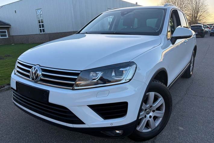 Hvid VW Touareg fra 2017