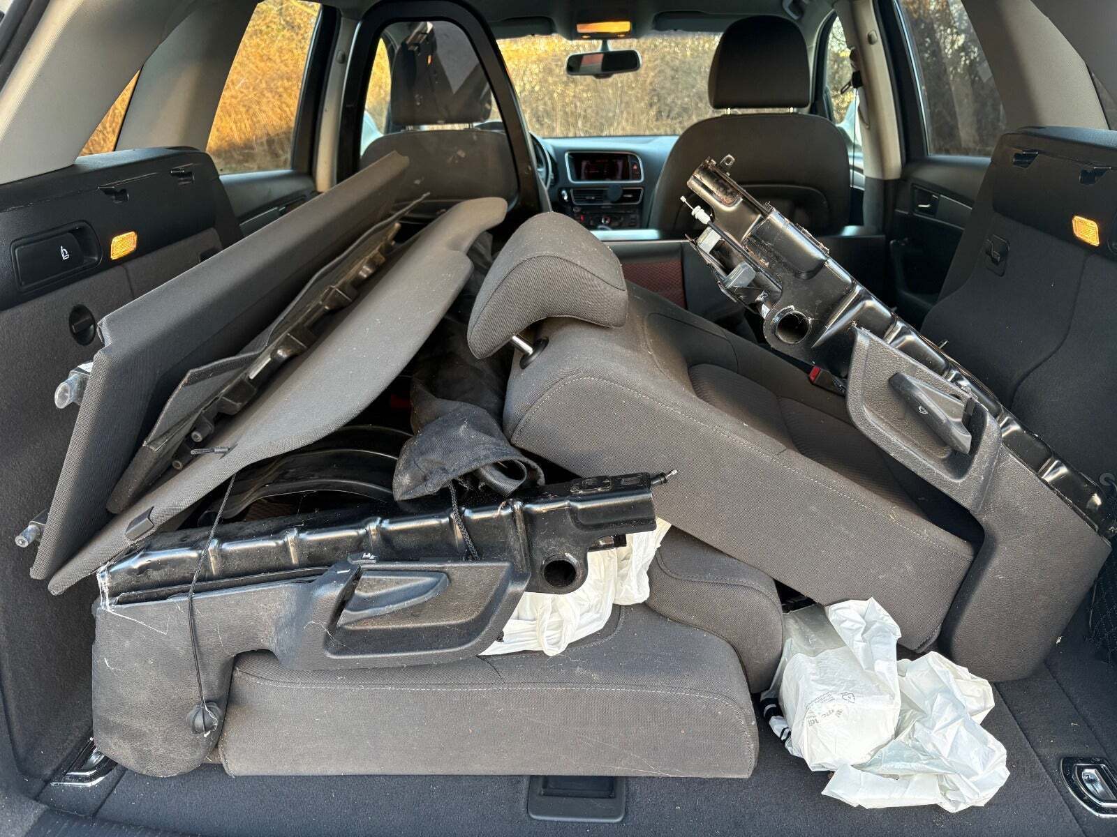 Hvid Audi Q5 fra 2010