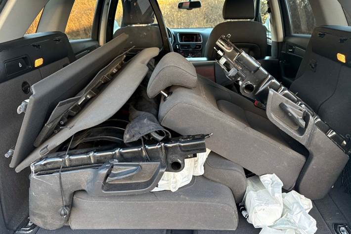 Hvid Audi Q5 fra 2010