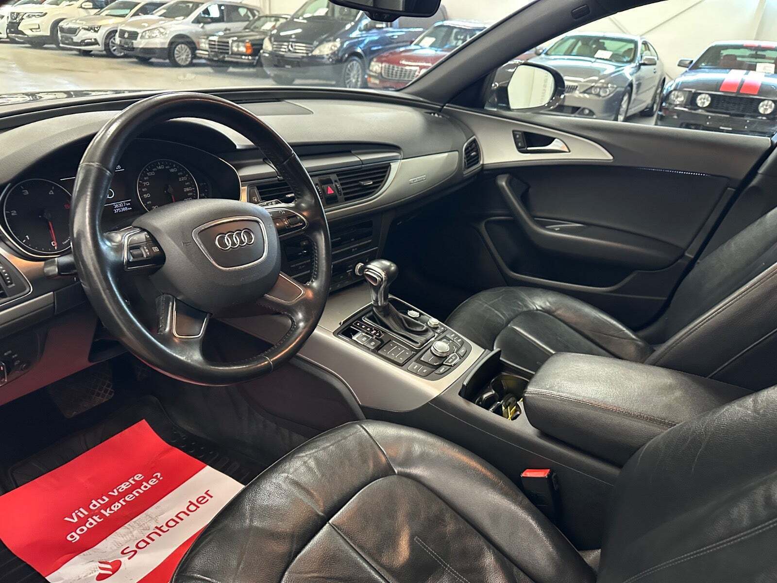 Sort Audi A6 fra 2011