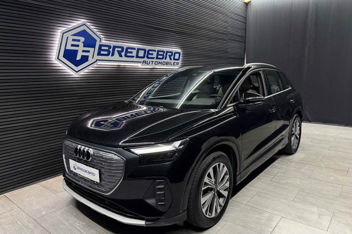 Sort Audi Q4 e-tron fra 2025