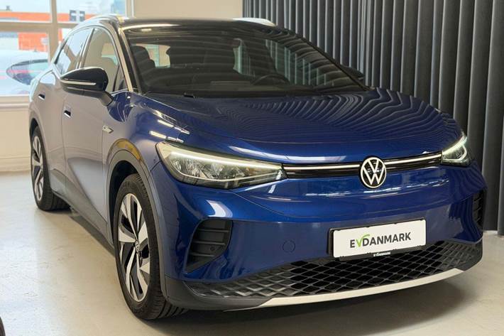 Blå VW ID.4 fra 2021